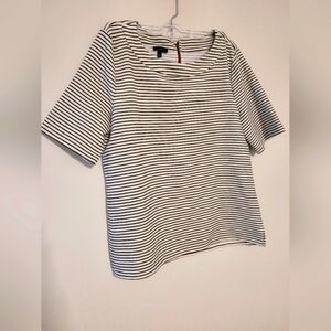 Talbots Striped Blouse Size L